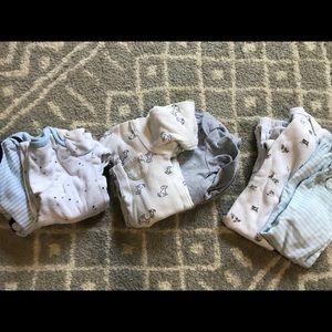 Carters and Circo sleeper sets - Newborn and 3 mon